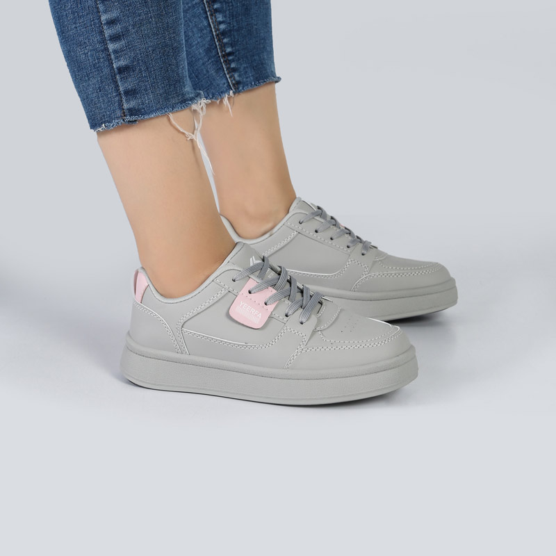 کفش و کتانی ونس راحتی زنانه و دخترانه مدل YEERFA رنگ طوسی کد M971