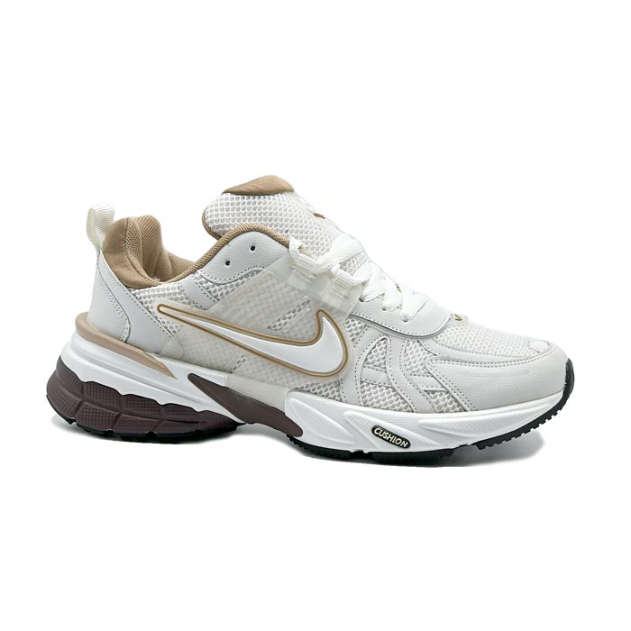 کتانی اسپرت مردانه و زنانه مدل نایک کوشلون NIKE V2K رنگ سفید کرم کد 41831