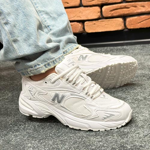 کتونی اسپرت مردانه و زنانه مدل نیوبالانس725  NEW BALANCE رنگ سفید کد 9992