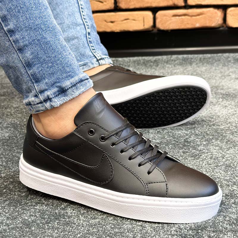 کفش کتانی اسپرت مردانه رنگ مشکی مدل نایک NIKE AIR FORCE کد 71185